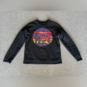 Phoenix Arizona Crew Neck Black Sweatshirt Pullover M